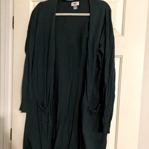 Old Navy Dark Green Duster